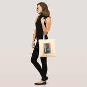 Moderne Abstracte stedelijke achtergrond levendig Tote Bag