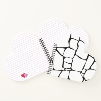 Moderne Abstracte Steenpatroon Notitieboek