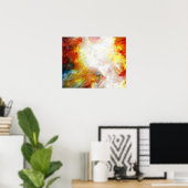 Moderne Abstracte tekenafdrukken Poster (Thuiskantoor)