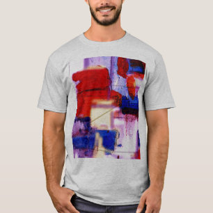 Moderne Abstracte tekenafdrukken T-shirt