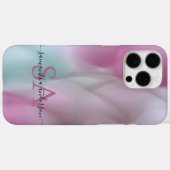 Moderne Abstracte telefoonhoes met Initialen en na Case-Mate iPhone Case (Achterkant (horizontaal))