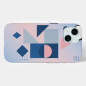 Moderne Abstracte telefoonhoes met levendige kleur Case-Mate iPhone Case (Achterkant (horizontaal))