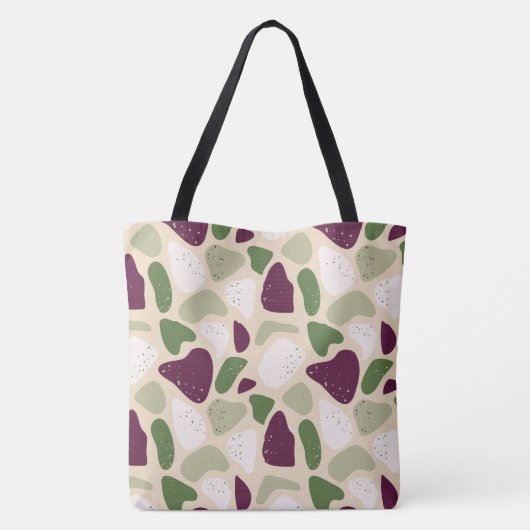 Moderne Abstracte Tote Tas (Achterkant)