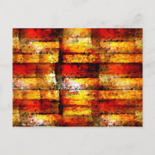 Moderne Abstracte verf Briefkaart