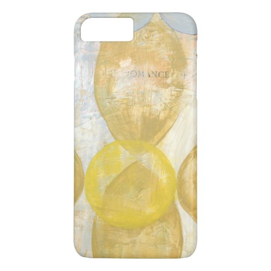 Moderne Abstracte verf op krantenpapier Case-Mate iPhone Case (Achterkant)