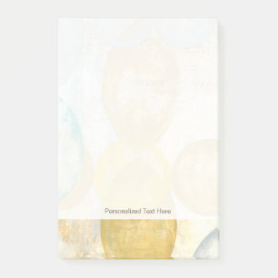 Moderne Abstracte verf op krantenpapier Post-it® Notes