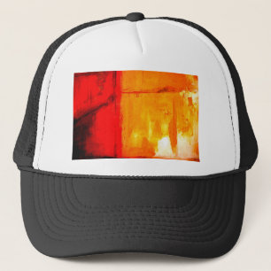 Moderne Abstracte verf Trucker Pet