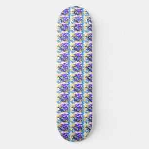 Moderne Abstracte verfsplaat Skateboard