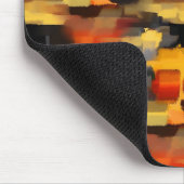 Moderne Abstracte verfvierkantjes Muismat (Hoek)