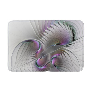 Moderne Abstracte Verlegen Fantasie Figuur Fractal Badmat