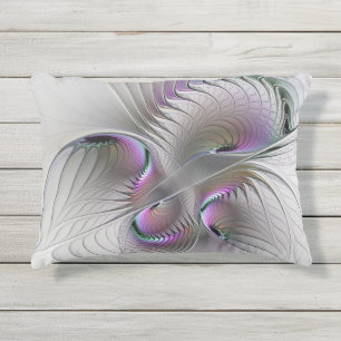 Moderne Abstracte Verlegen Fantasie Figuur Fractal Buitenkussen