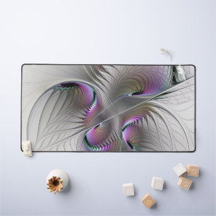 Moderne Abstracte Verlegen Fantasie Figuur Fractal Bureaumat