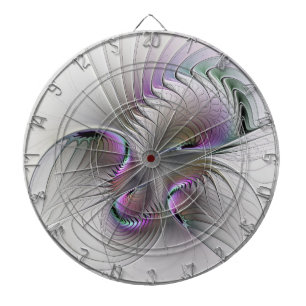 Moderne Abstracte Verlegen Fantasie Figuur Fractal Dartbord