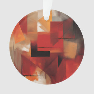 Moderne Abstracte vormen schilderen kleurrijke kun Ornament