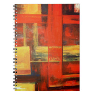 Moderne Abstracte vormen schilderij Notitieboek