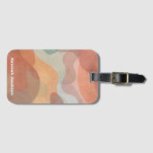 Moderne Abstracte Waterverf Kleurrijke Reizen Init Bagagelabel (Voorkant (horizontaal))