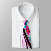 Moderne Abstracte Wave Marble Stone Stropdas (Gebonden)