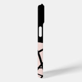 Moderne Abstracte wervelingen Zwart & Crème gepers Case-Mate iPhone Case (Achterkant / Rechts)