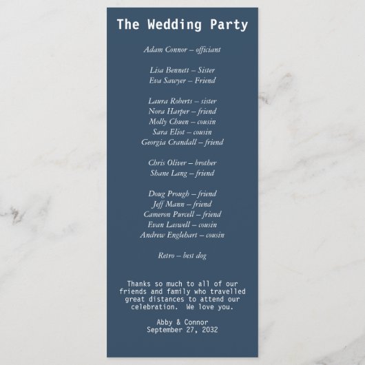 Moderne Abstracte wijde blauwe grijze Waterverf Programma (Achterkant)