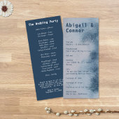 Moderne Abstracte wijde blauwe grijze Waterverf Programma