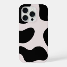 Moderne Abstracte Zwarte Blob Patroon Hoesje
