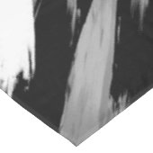 Moderne Abstracte zwarte-borstelkunst Tafelkleed (Gekanteld)