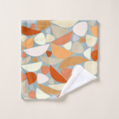 Moderne Abstrait Pastel Géométrique (Gant de toilette)
