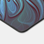 Moderne Abstrait tendance Fleur bleue Fractal Art (Coin)