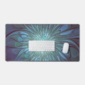 Moderne Abstrait tendance Fleur bleue Fractal Art (Clavier et souris)