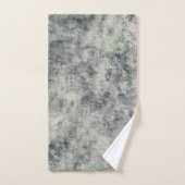 Moderne Abstrait Texturé Gris Lavande Sauge Vert (Serviette à main)