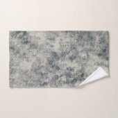Moderne Abstrait Texturé Gris Lavande Sauge Vert (Serviette à main)