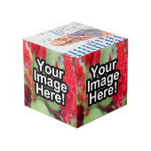 Moderne Accessoire voor aangepaste foto-kubusschor Kubus (Achter hoekig)