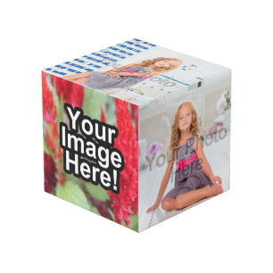 Moderne Accessoire voor aangepaste foto-kubusschor Kubus