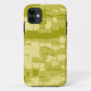 Moderne achtergrond van het limoen iPhone 11 hoesje