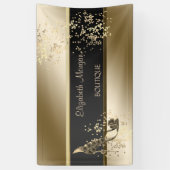 Moderne afbeelding, lichtgevend, Floral hoog Spandoek (Verticaal)