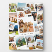 Moderne Afbeelding Scrapbook Fotocollage Fotoplaat (voorkant)