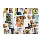 Moderne Afbeelding Scrapbook Fotocollage Magneet (Horizontaal)