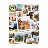 Moderne Afbeelding Scrapbook Fotocollage Magneet (Verticaal)
