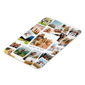 Moderne Afbeelding Scrapbook Fotocollage Magneet (Linkerzijde)