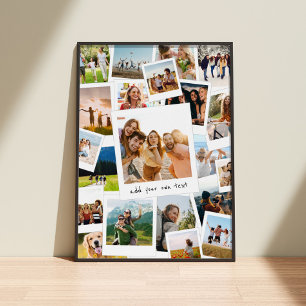 Moderne Afbeelding Scrapbook Fotocollage Poster