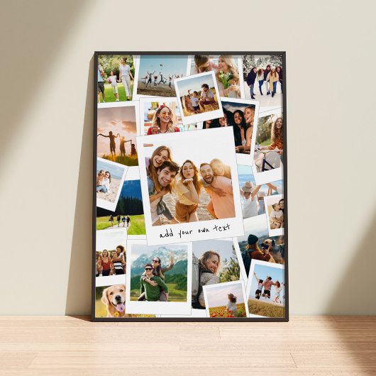 Moderne Afbeelding Scrapbook Fotocollage Poster