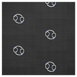 Moderne afdruk van de zodiac-symbool Carbon Carbon Stof