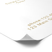 Moderne, Affiche de liste de prix (Coin)