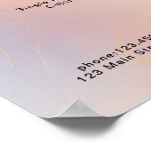 Moderne, Affiche de liste de prix (Coin)