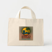Moderne Afrika Ritmische Stam Drum Dans Mini Tote Bag (Voorkant)
