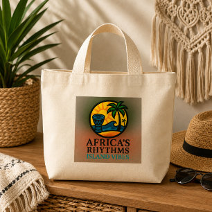 Moderne Afrika Ritmische Stam Drum Dans Mini Tote Bag