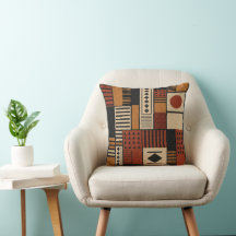 Moderne Afrikaanse Mudcloth Sherpa-deken Decoratie