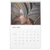 Moderne Afrikaanse Vrouwen Kunstkalender 2016 Kalender (Mar 2026)
