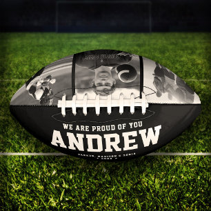 Moderne afstudeercadeau Cool fotocollage trendy American Football