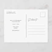 Moderne Afstudeerder Type 3 Fotocollage Aankondigingskaart (Achterkant)